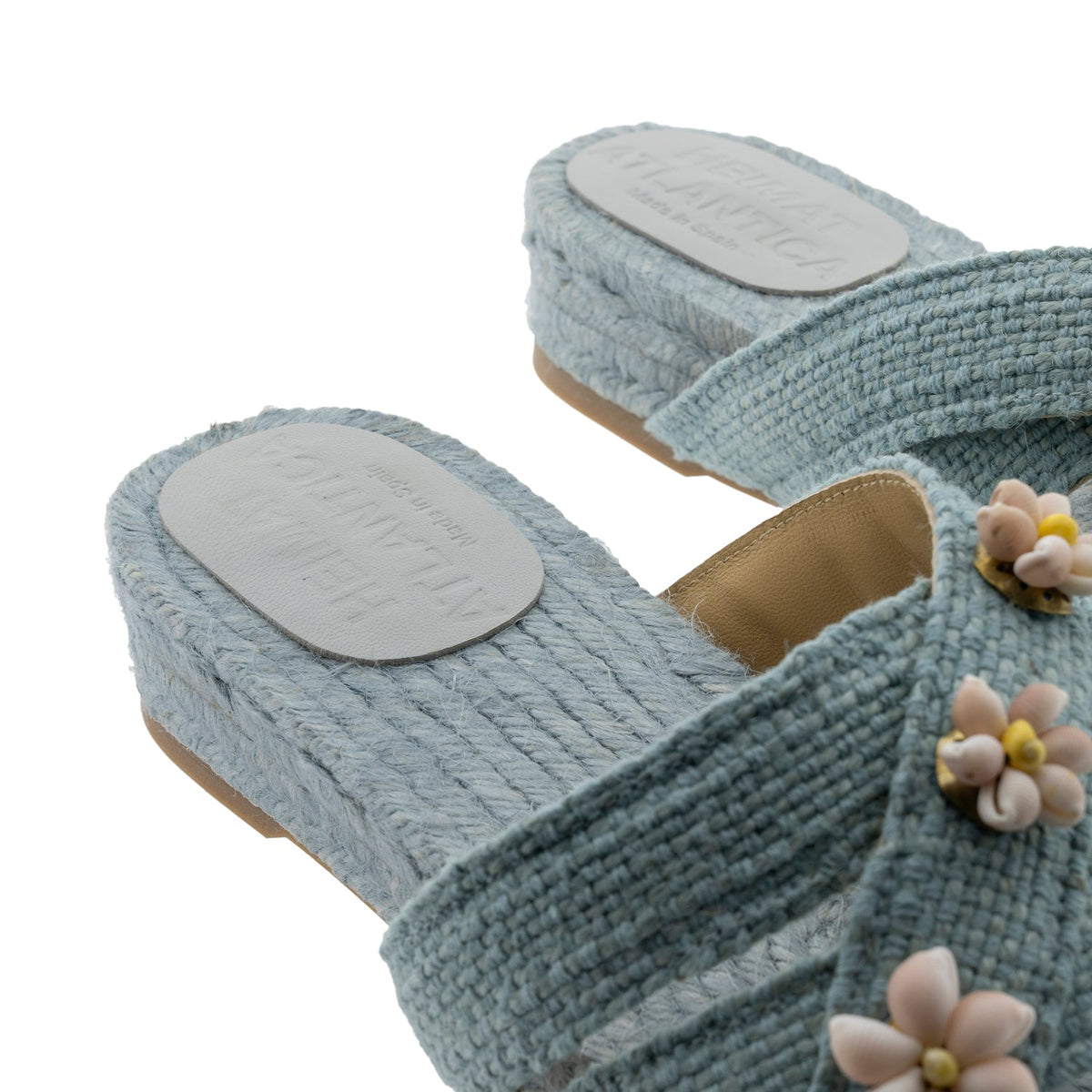 Sea Shella Espadrilles in Sky Blue