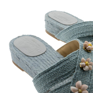 Sea Shella Espadrilles in Sky Blue