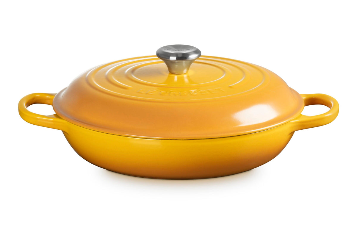 Le Creuset Signature Round Braiser in Nectar