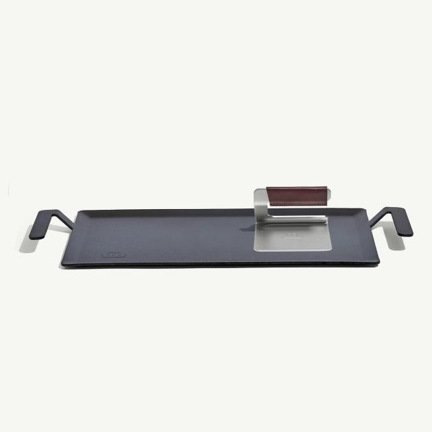 Carbon Griddle Steel Griddle + Press Set