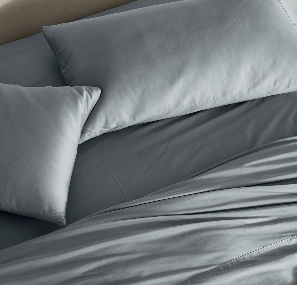 Signature Hemmed Pillowcase Set in Bluestone
