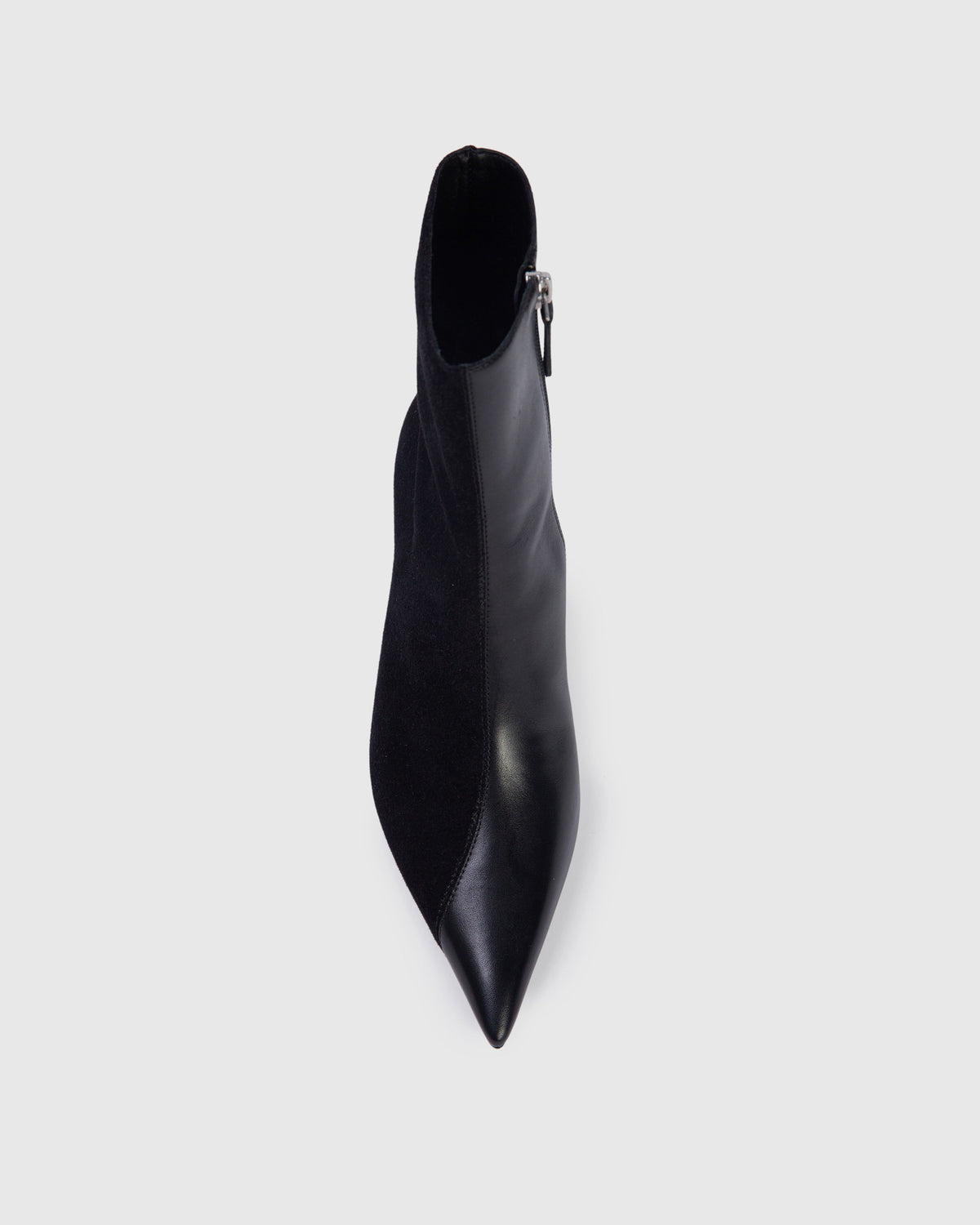 Oblika 70 Boot in Black Suede / Black Leather Mix