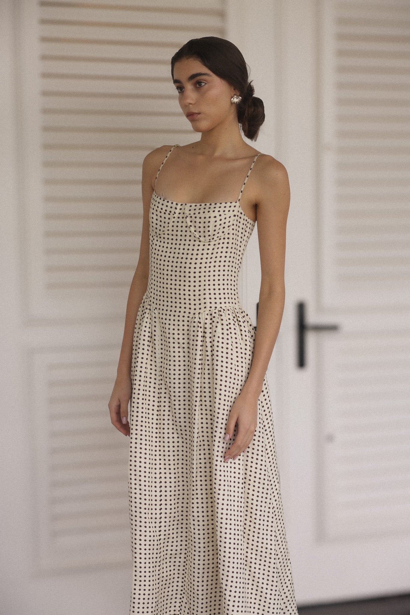 Lou Lou Dress in Polka Dot S Lou Lou Dress in Polka Dot S