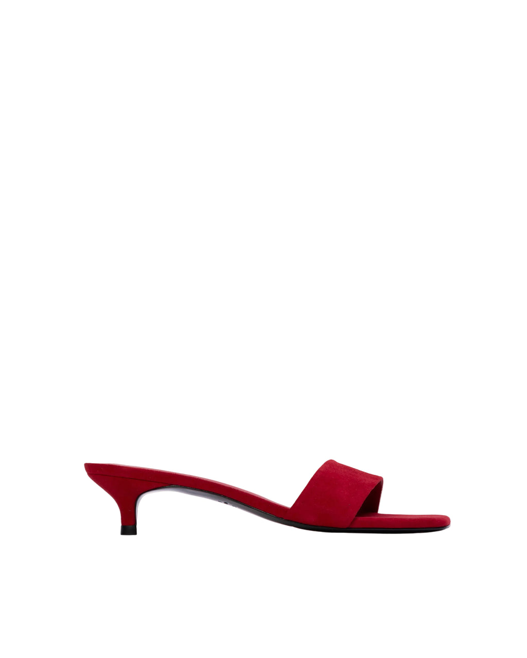 Avery 35 Mule in Cherry Suede