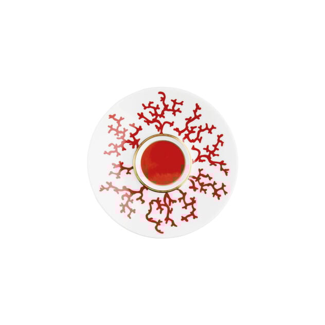Cristobal Red Tea Saucer