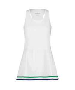 Women's White Racerback Tennis Dress