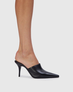 Mesa 80 Mule in Black Leather