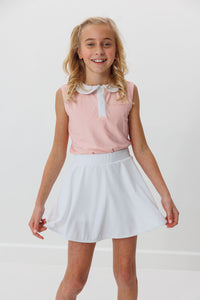 Twirly Skort in White