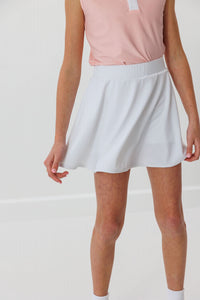 Twirly Skort in White