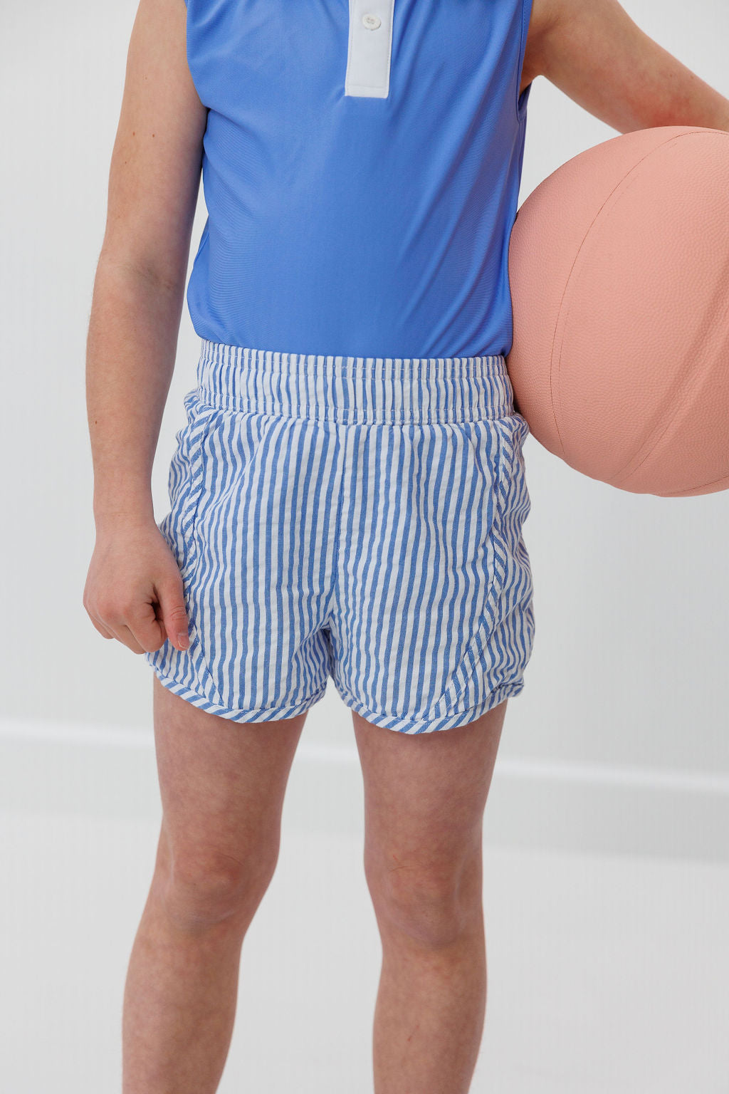 Tennis Super Shorts in Seersucker