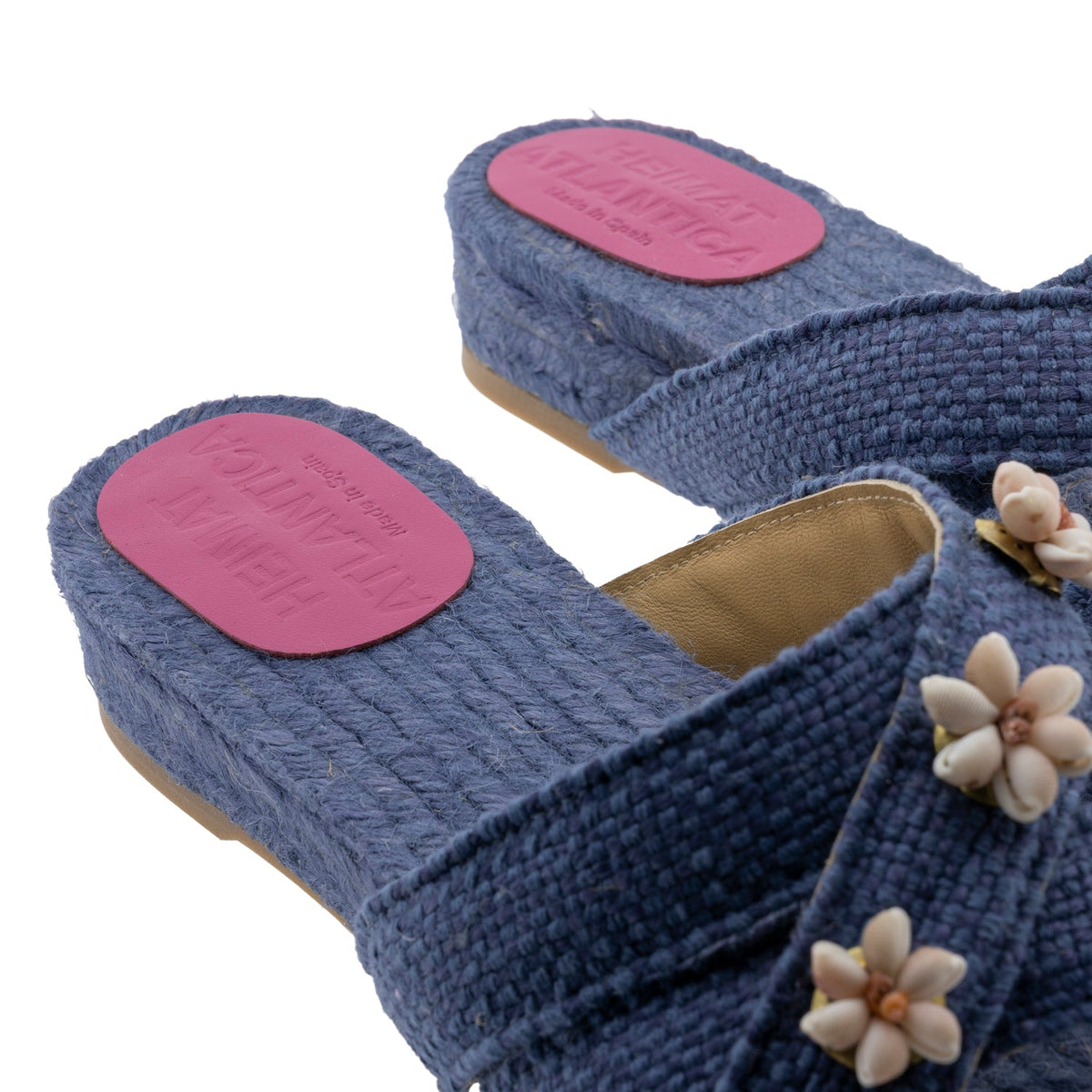 Jeans Blue Shella Espadrilles in Dark Blue