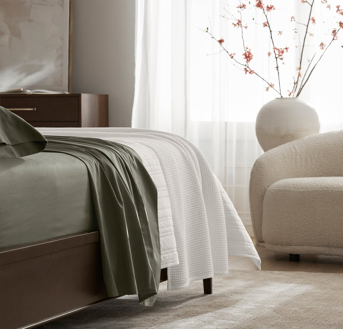 Signature Hemmed Sheet Set in Juniper