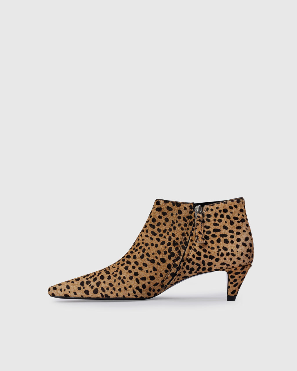 Kora 50 Boot in Camel Dotted Cheetah Pony Hair