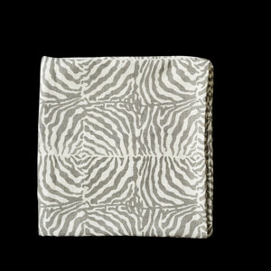 Zebra Grey Tablecloth