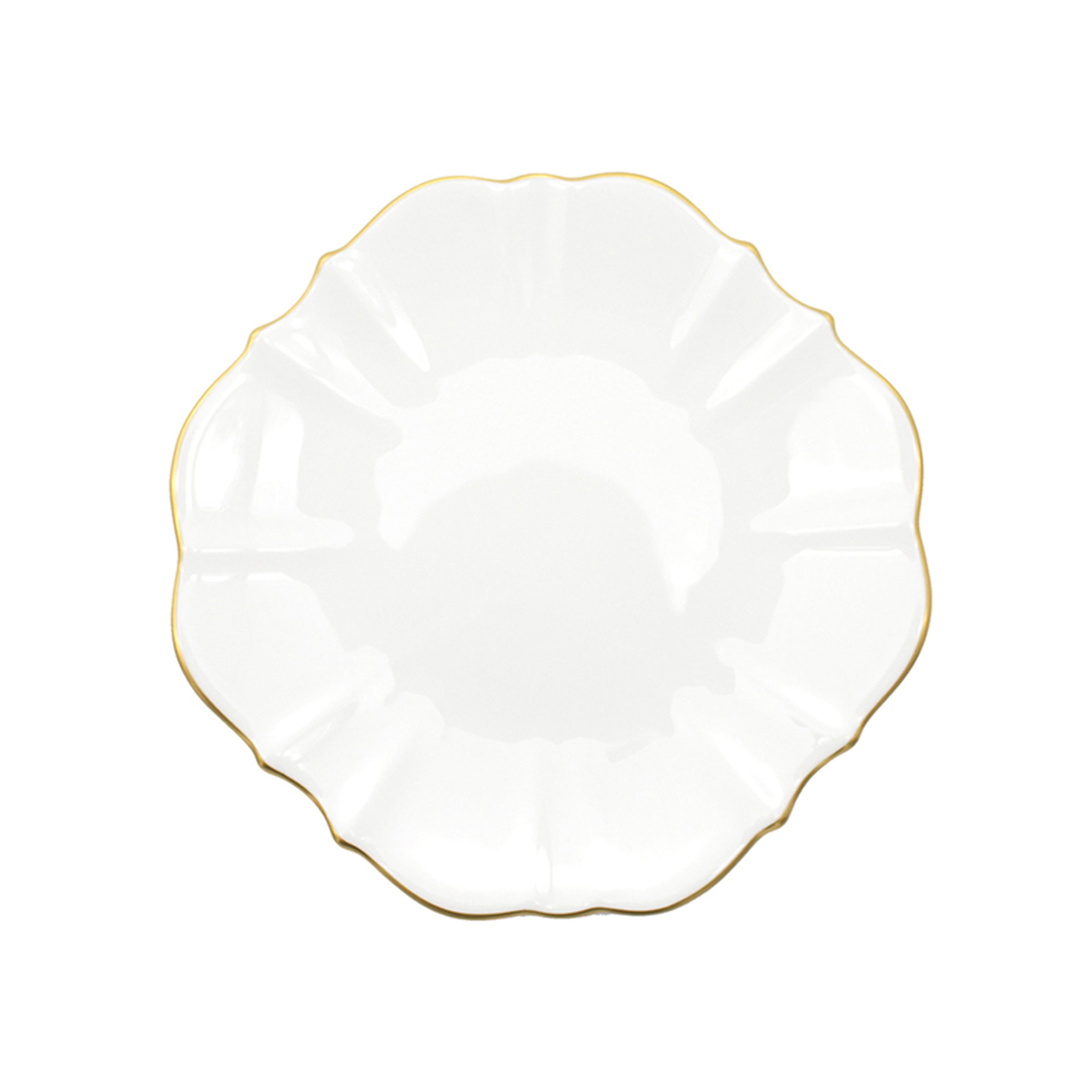 Amelie Brushed Gold Bread and Butter Plate