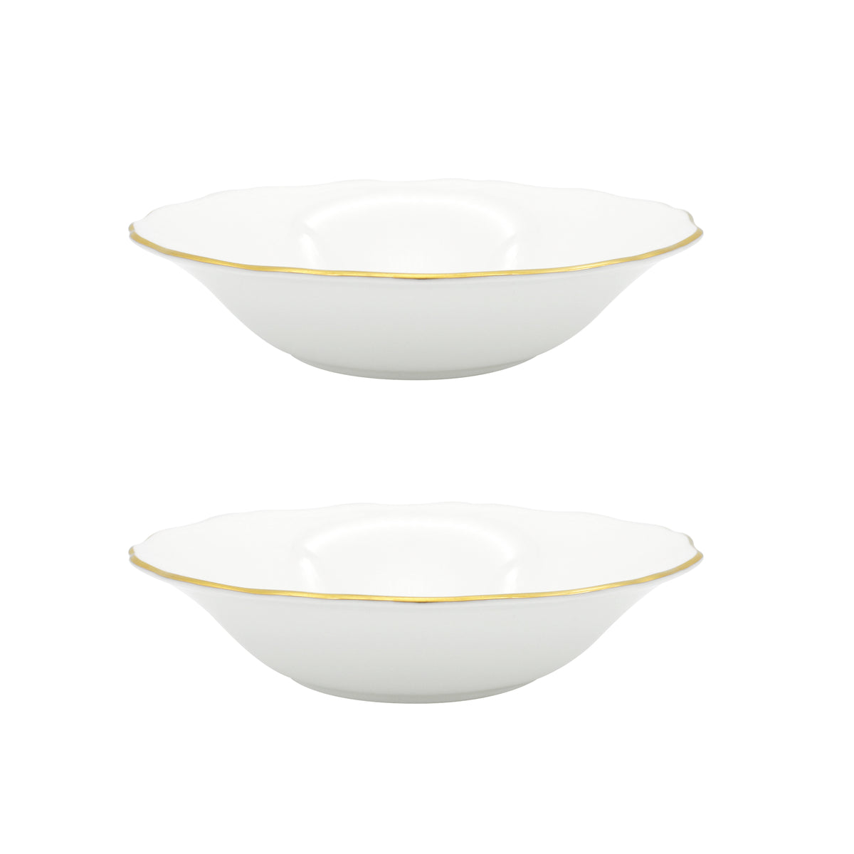 Amelie Brushed Gold Set of 2, Soup / Pasta Bowl