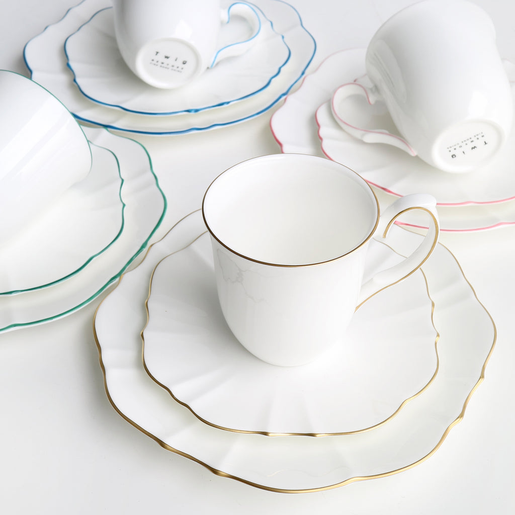 Amelie Brushed Gold Set of 2, Mugs