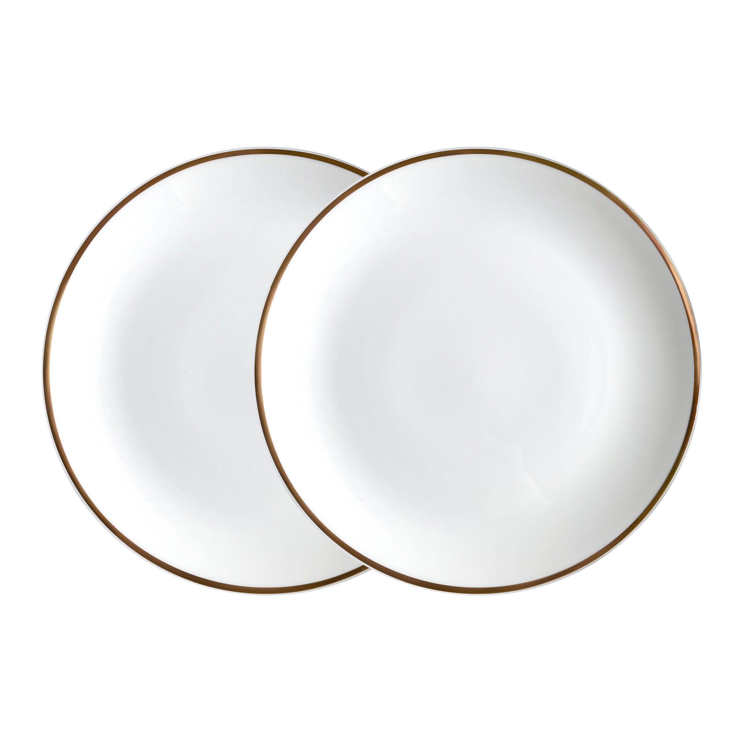 Alex Gold Set of 2, 8" Salad / Dessert Plate