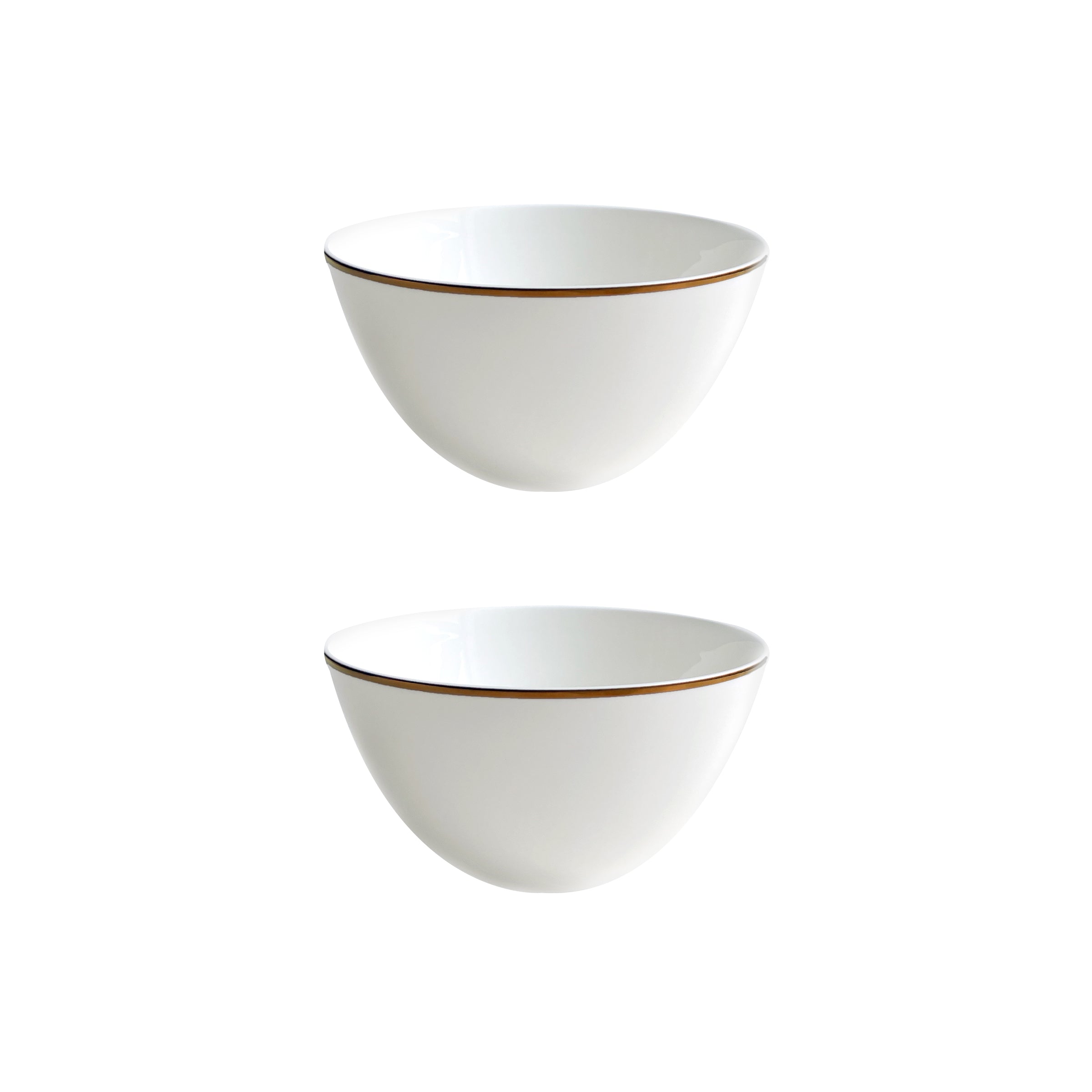 Alex Gold Set of 2, 6" Cereal Bowl