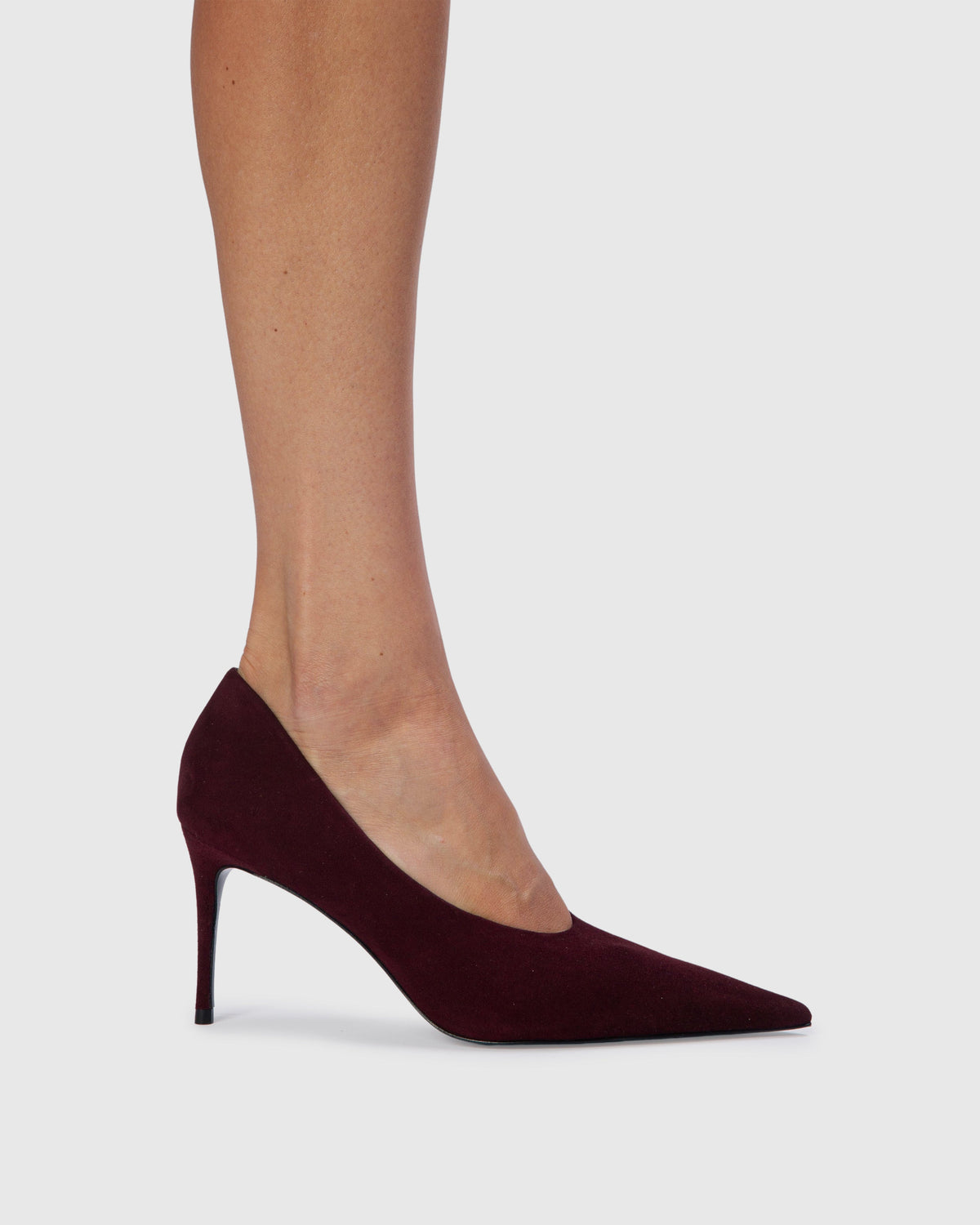 Jona 80 Pump in Cardovan Suede