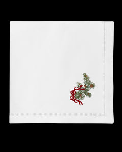 Pine Bough Ribbon Napkin