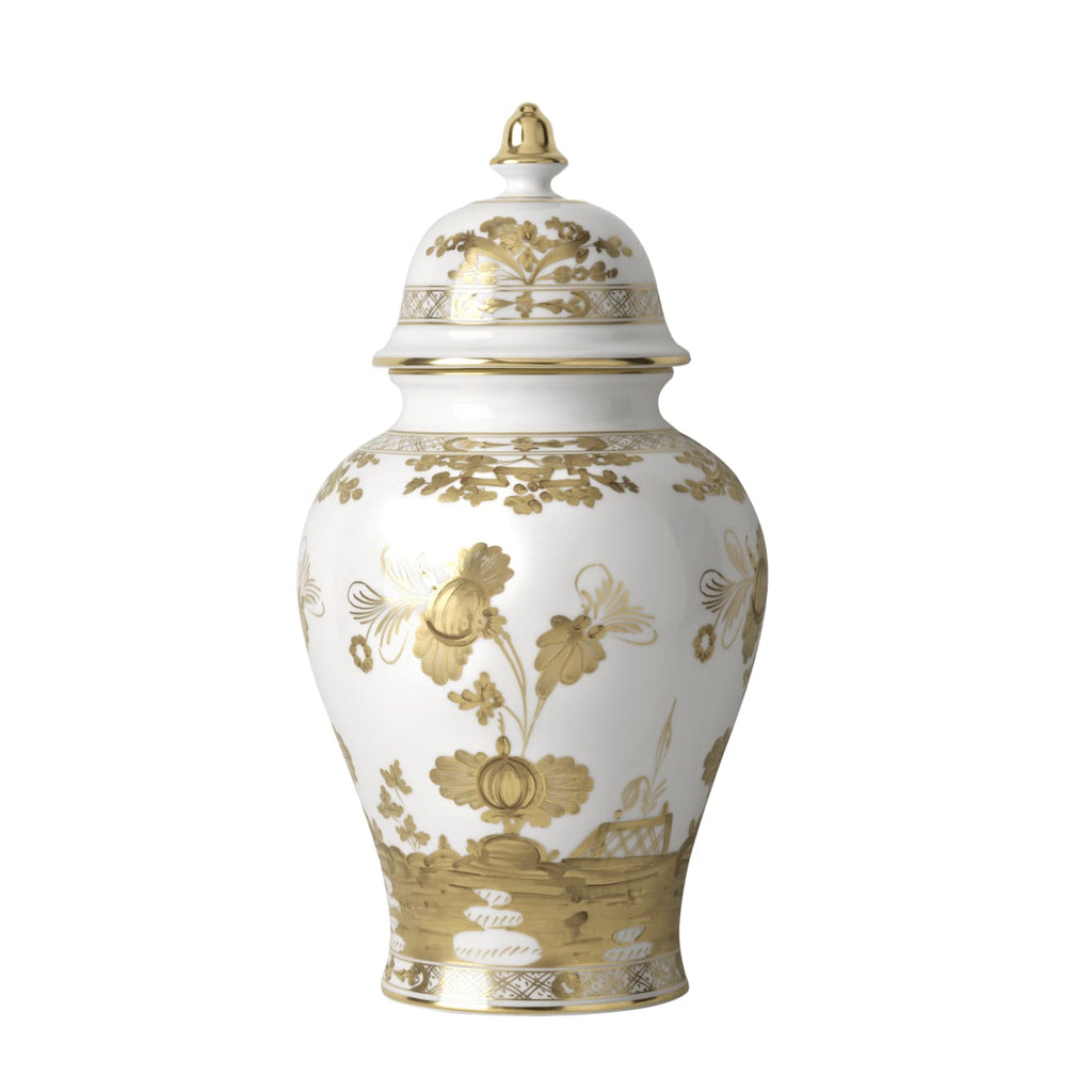 Oriente Italiano Large Potiche Vase in Aurum