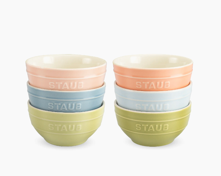 Ceramic 6-Piece Small Universal Bowls
