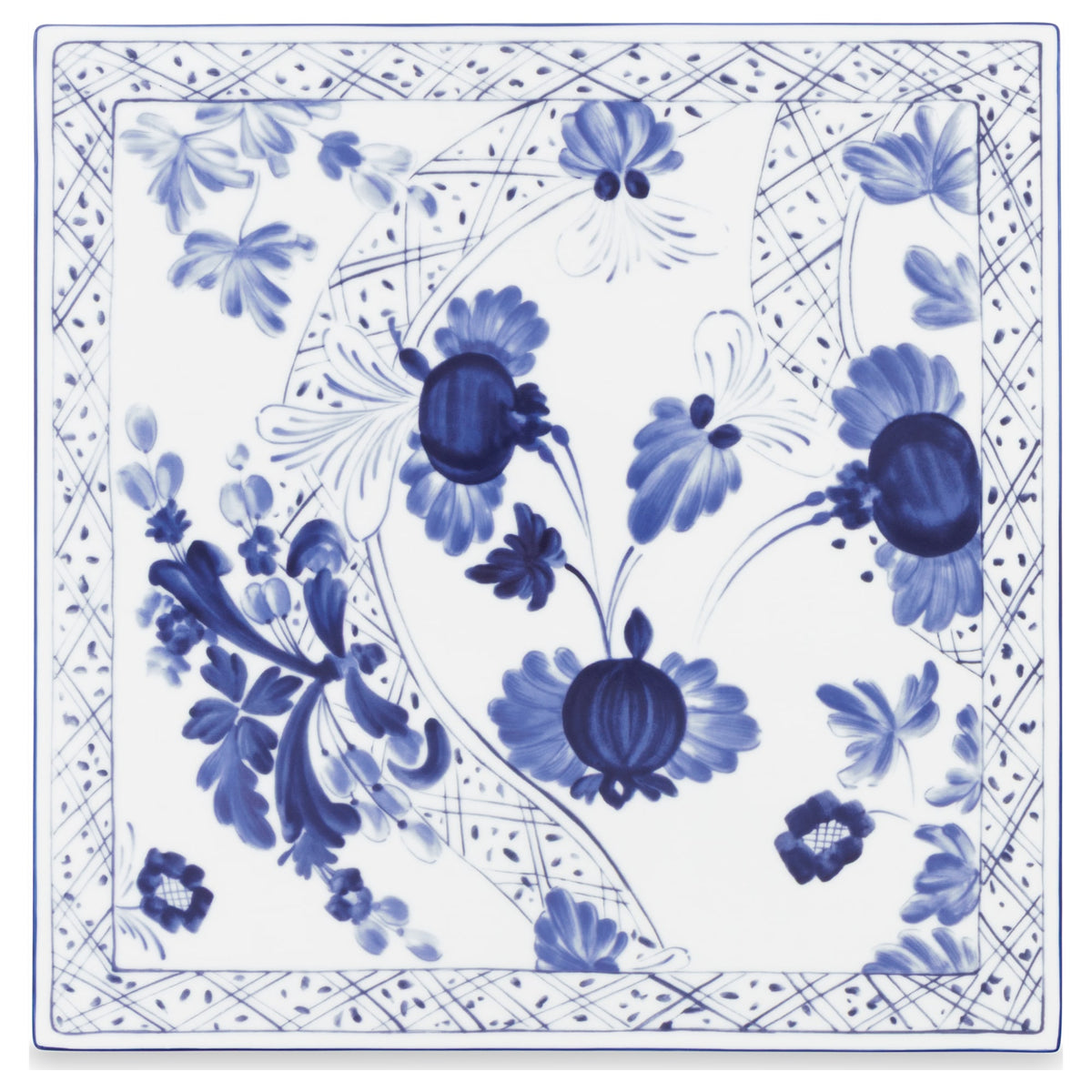 Oriente Italiano Porcelain Placemat in Indaco, Set of 2