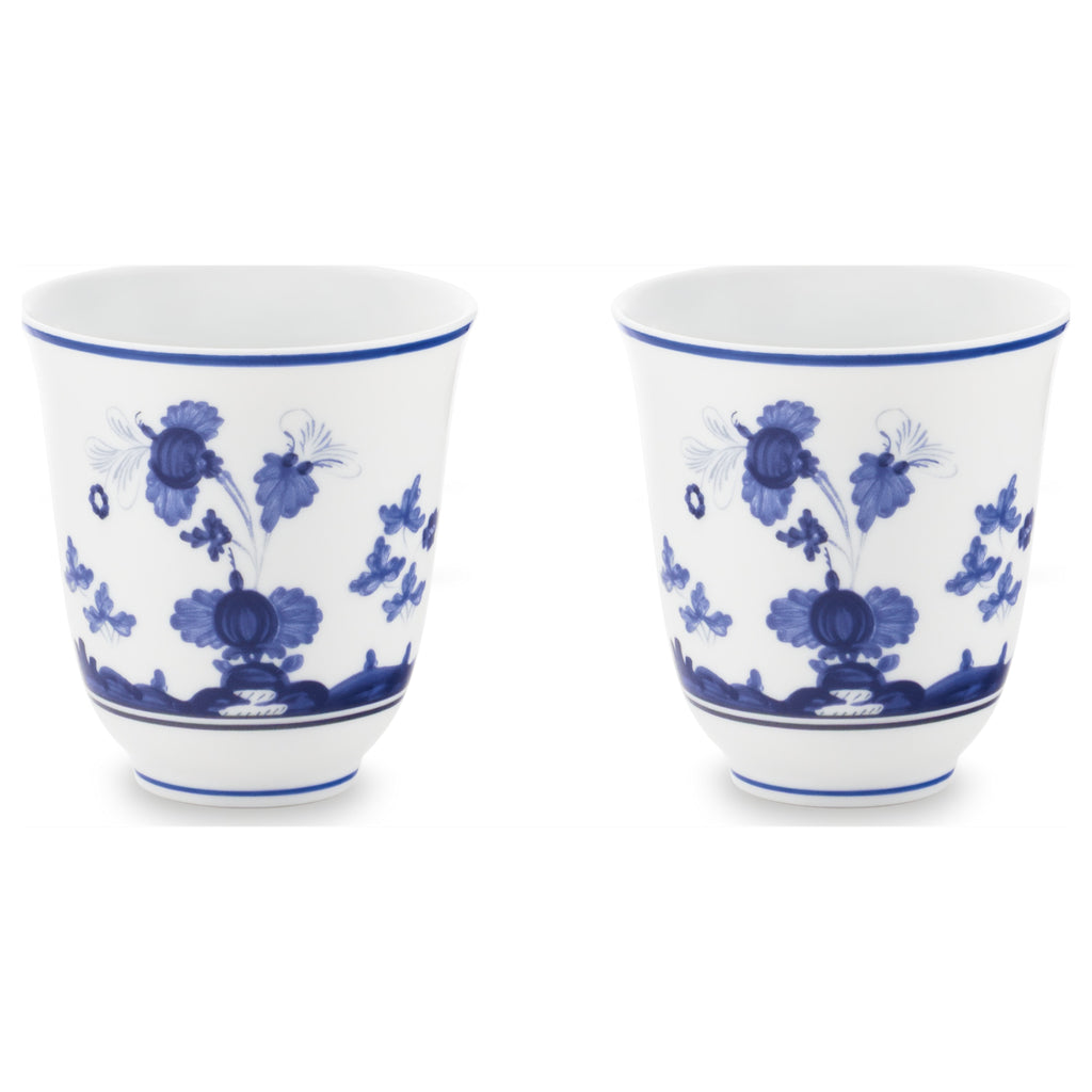 Oriente Italiano Sake Cup in Indaco, Set of 2