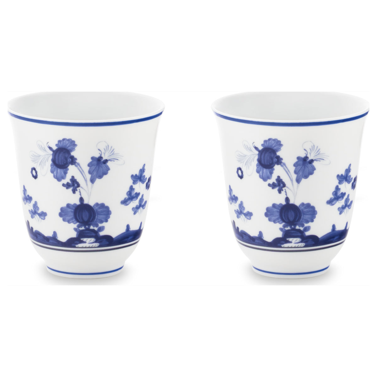 Oriente Italiano Sake Cup in Indaco, Set of 2