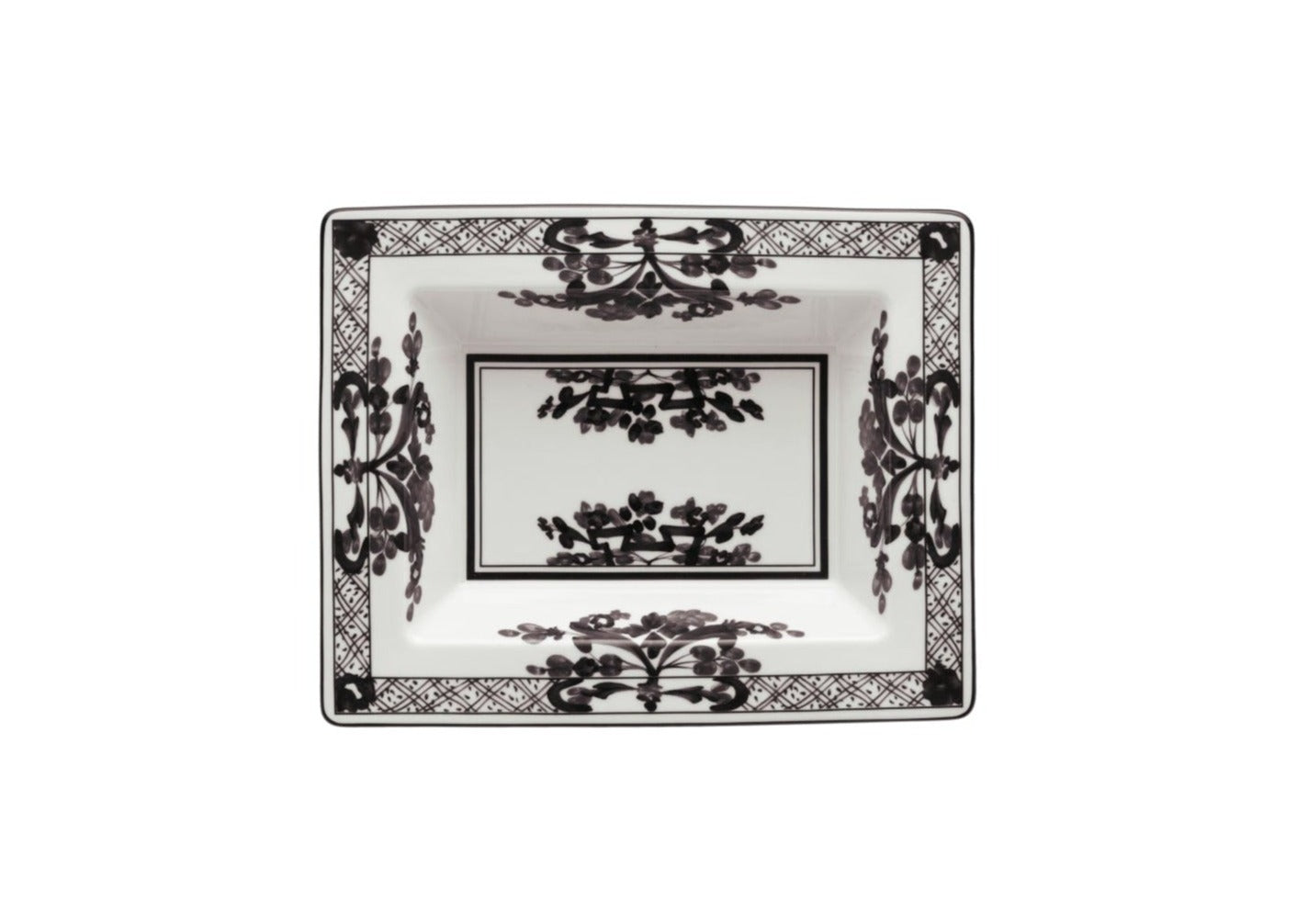 Oriente Italiano Rectangular Vide Poche in Albus