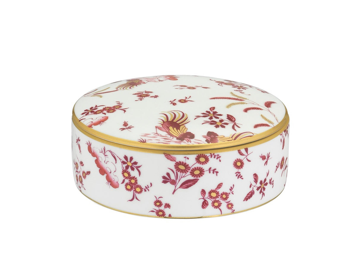 Oro Di Doccia Round Box with Cover