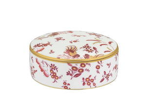 Oro Di Doccia Round Box with Cover