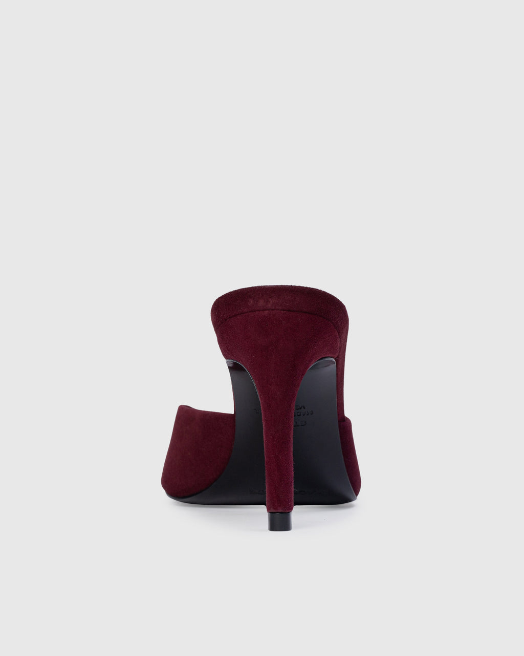 Brea 80 Mule in Cardovan Suede