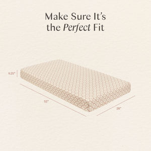 Crib Sheet in GOTS Certified Organic Brushed Cotton by Nate Berkus in Autumn Star