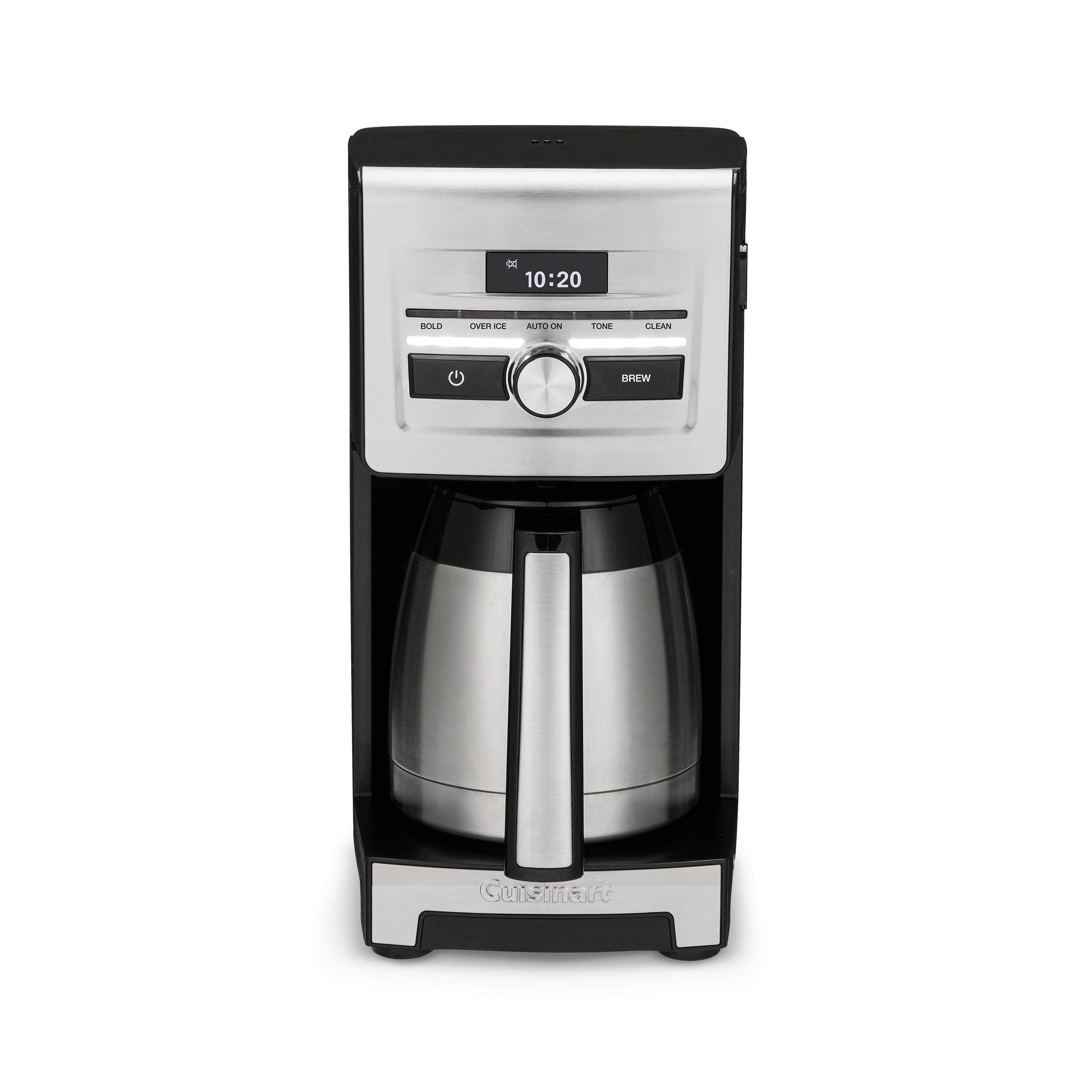 Personal Brew 10-Cup Thermal Coffee Maker in Black and Stainless