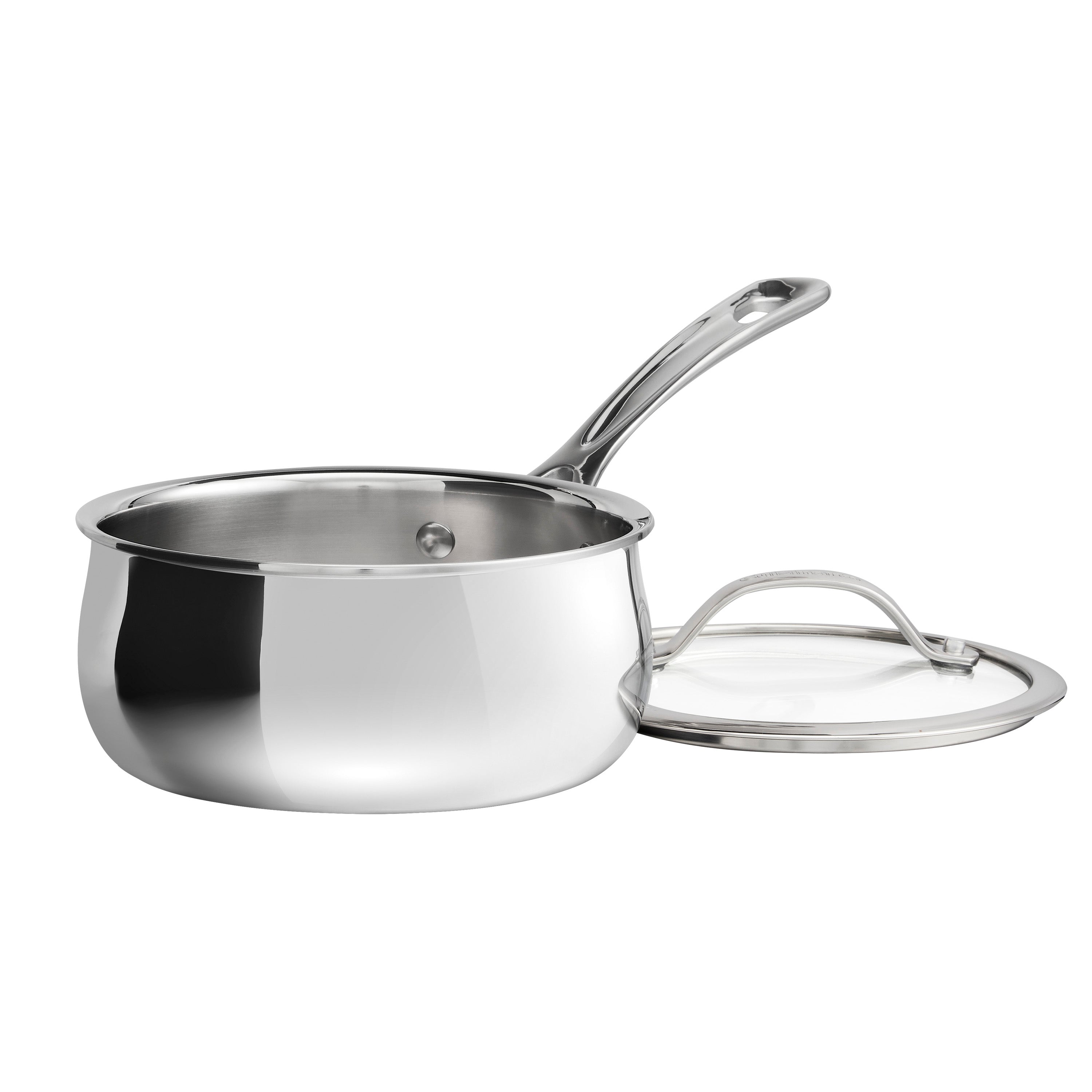 PureClad® Triple-Ply 1.5 Qt. Stainless Steel Saucepan with Cover in Stainless Steel