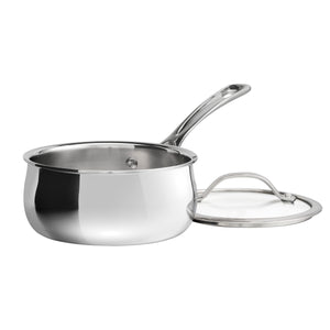 PureClad® Triple-Ply 1.5 Qt. Stainless Steel Saucepan with Cover in Stainless Steel