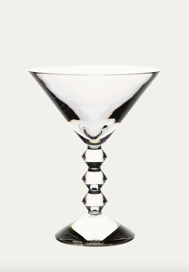Baccarat Vega Martini Glasses, Set of Two