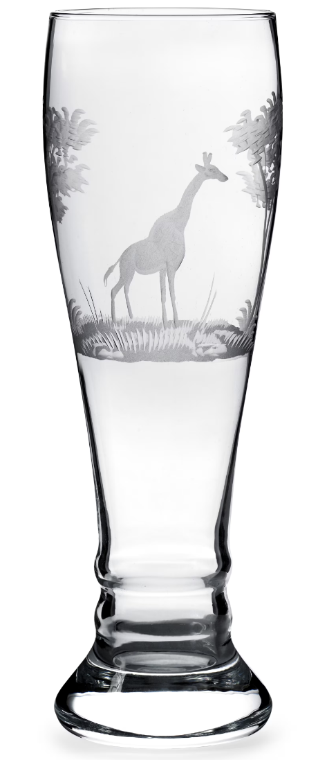 African Wildlife Pilsner Glass