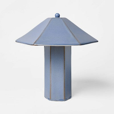 Ceramic Table Lamp Blue