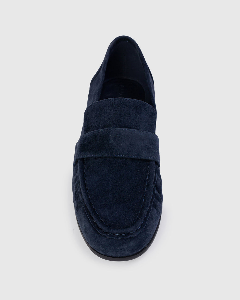 Arrow Loafer in Midnight Blue Kid Suede