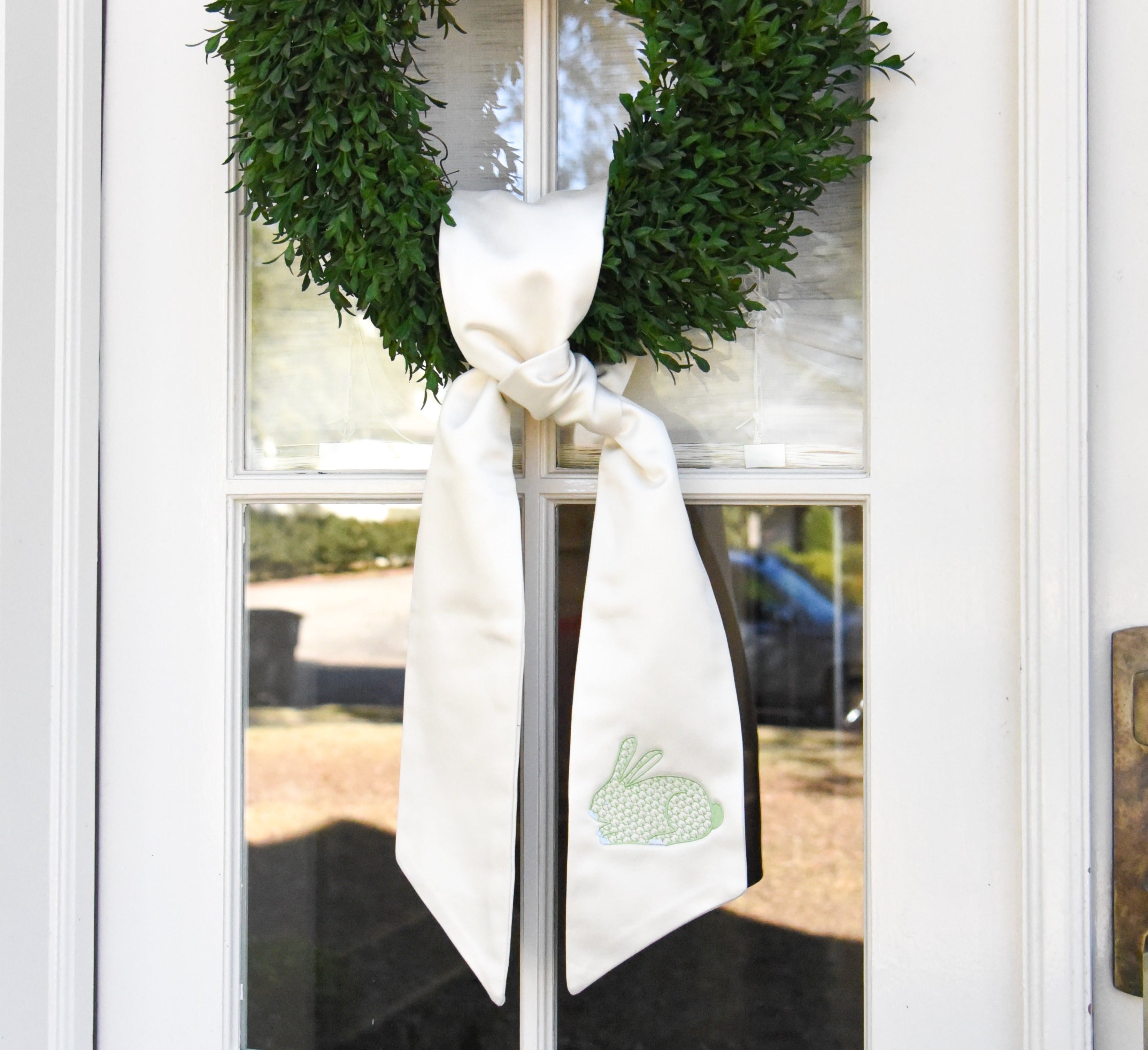 Bunny Wreath Sash