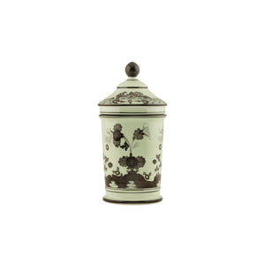 Oriente Italiano Pharmacy Vase With Cover in Bario