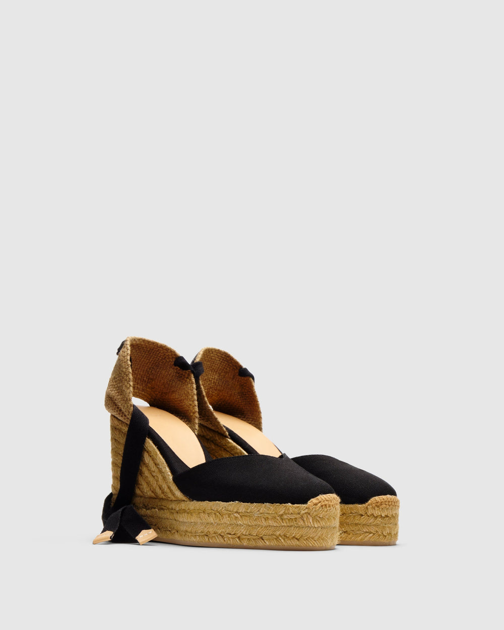 Chiara 8ED Espadrille in Black