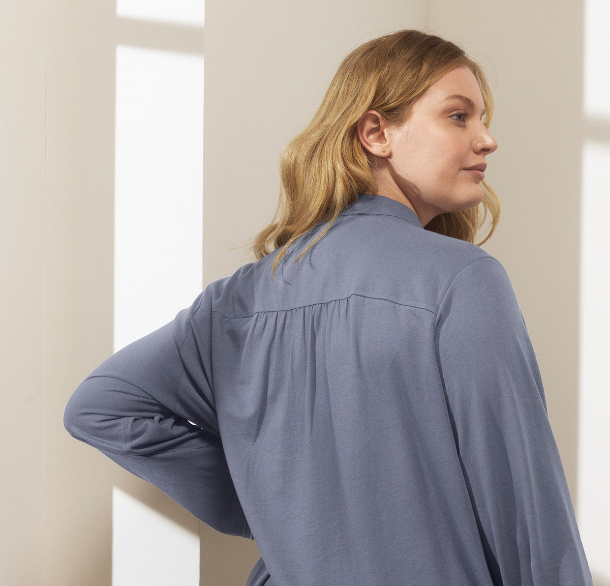 Women's Soft Knit Sleepshirt in Mineral