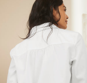 Women's Signature Long Sleeve & Pants Pajama Set in White