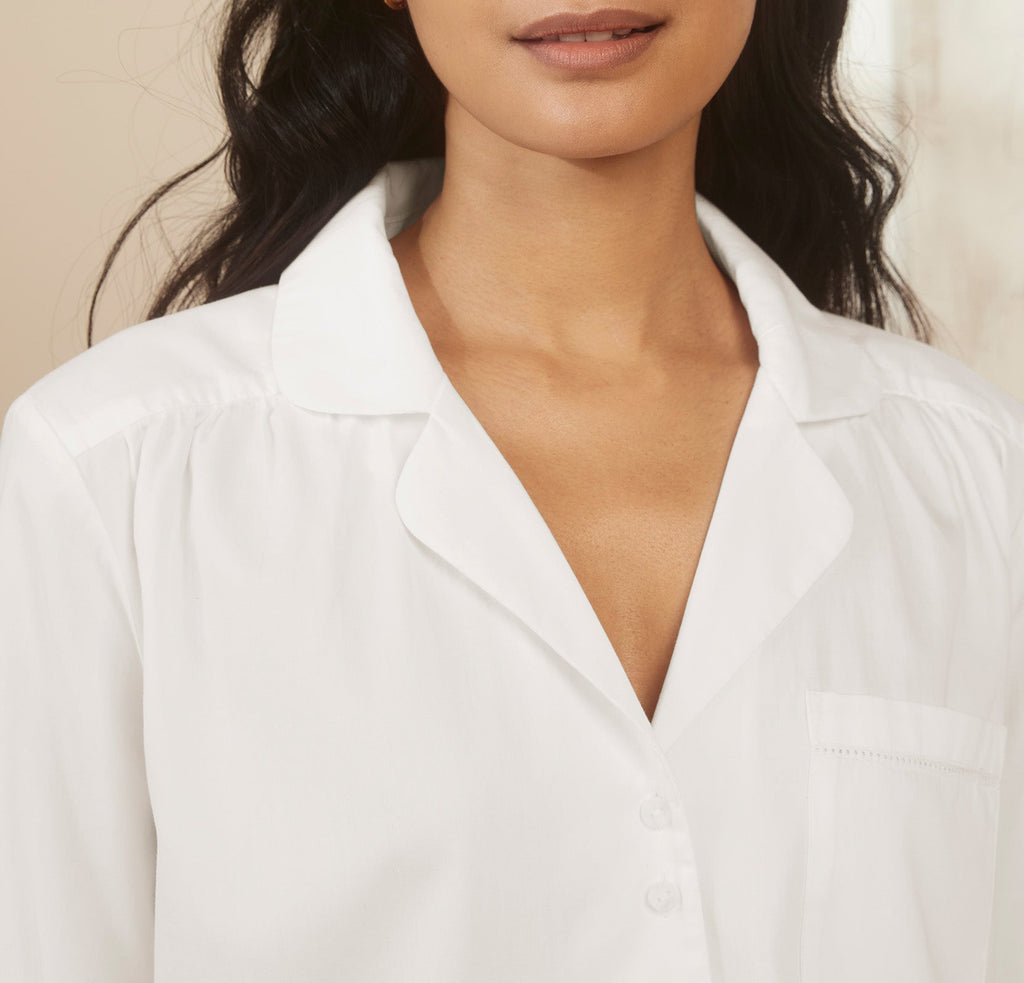 Women's Signature Long Sleeve & Pants Pajama Set in White