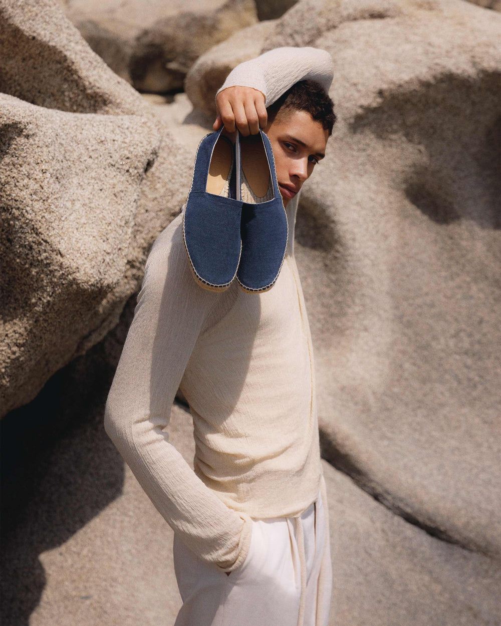 Men’s Pablo Espadrille in Oxford Blue