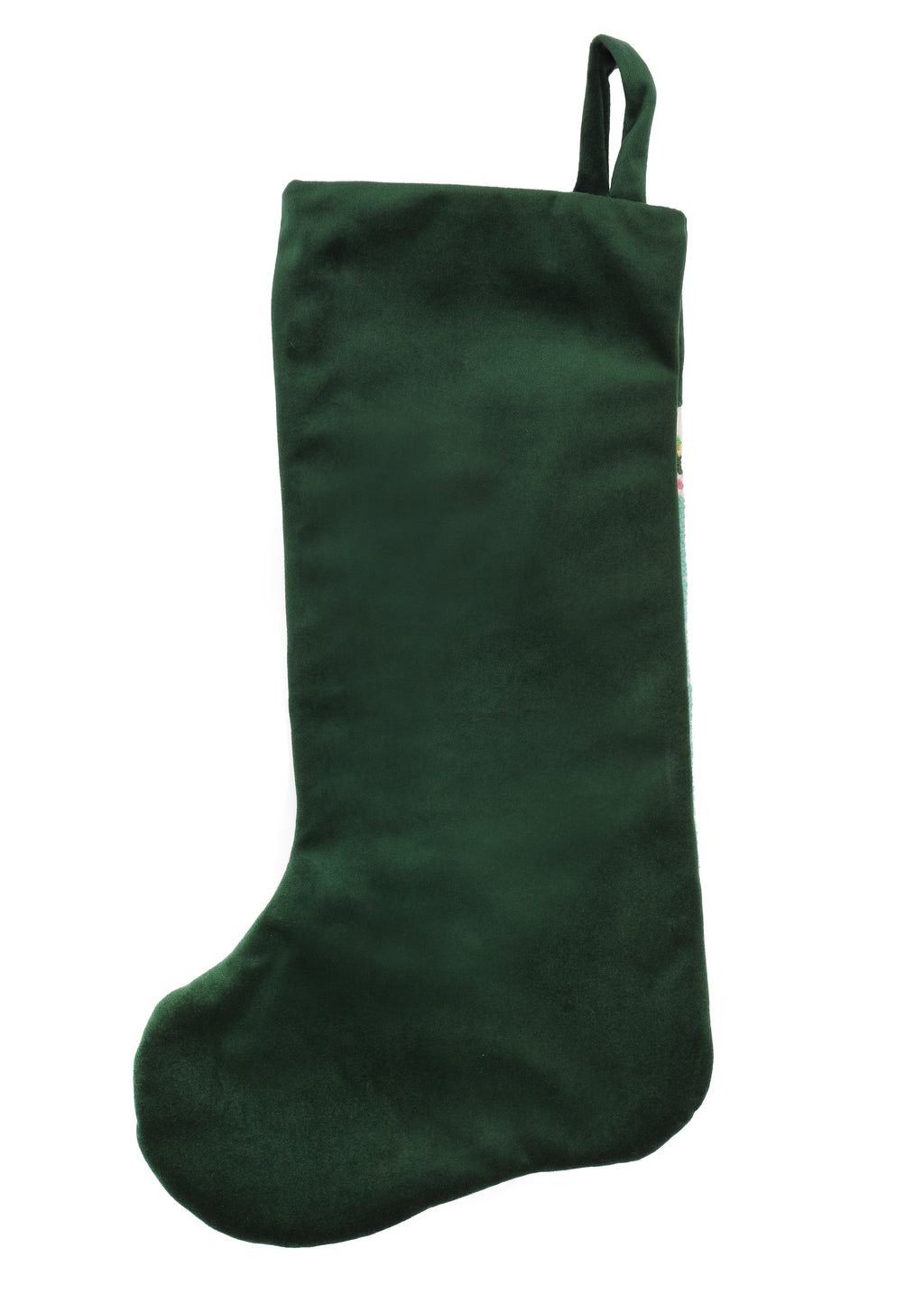 Velvet Cuff Grand Nutcracker with Tree Stocking